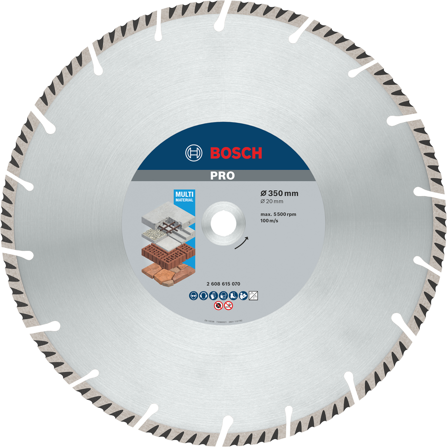 Bosch PRO Multi Material Diamanttrennscheibe, 300 x 20 mm