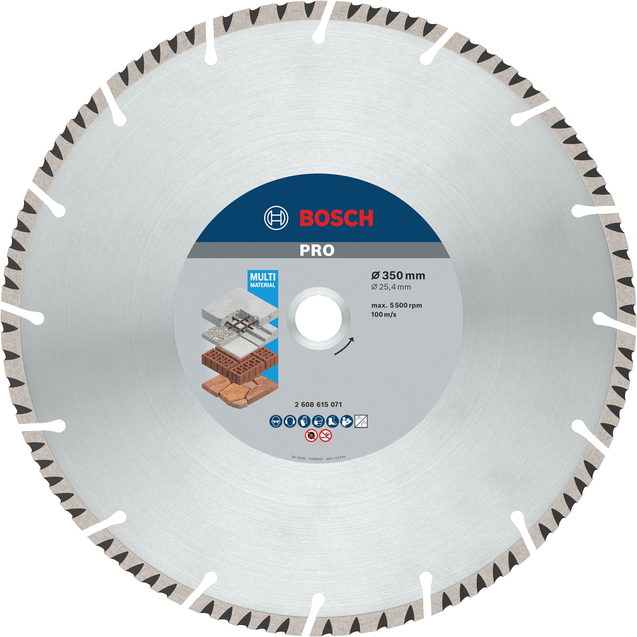 Bosch PRO Multi Material Diamanttrennscheibe, 300 x 25,4 mm