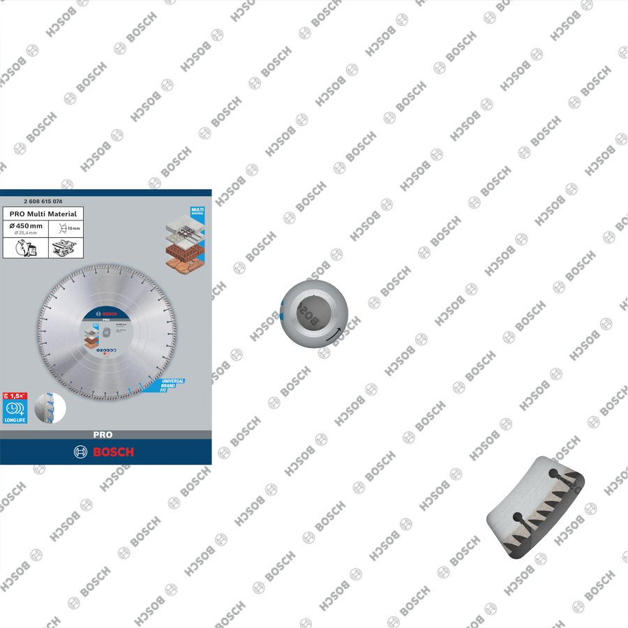 Bosch PRO Multi Material Diamanttrennscheibe, 300 x 25,4 mm