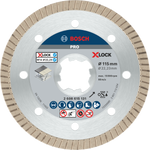 Bosch PRO Ceramic X-Lock Diamanttrennscheibe, 115 x 22,23 mm, 22,23 mm