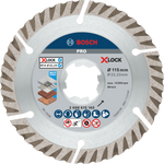 Bosch PRO Multi Material X-LOCK Diamanttrennscheibe, 115 x 22,23 mm
