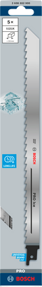 Bosch PRO Ice S1211K Säbelsägeblatt, 1,25 x 19 x 300 mm, 5-tlg.