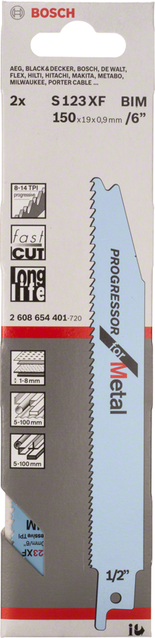 Bosch Säbelsägeblatt S 123 XF