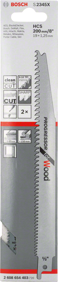 Bosch Säbelsägeblatt S 2345 X