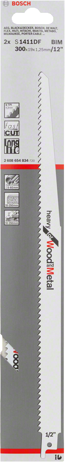 Bosch Säbelsägeblatt S 1411 DF