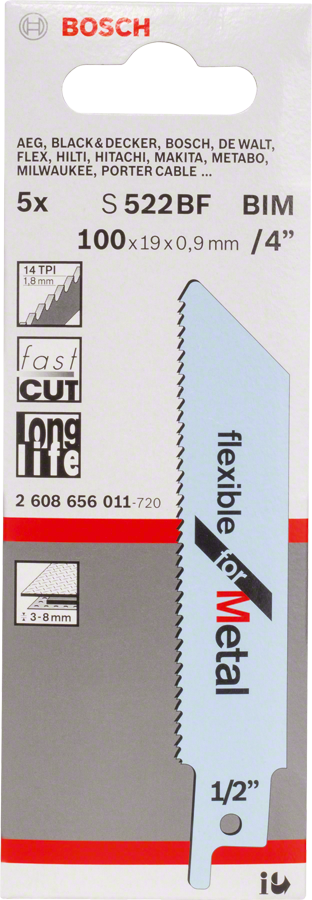Bosch Säbelsägeblatt S 522 BF
