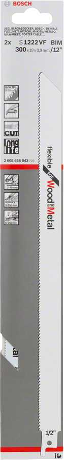 Bosch Säbelsägeblatt S 1222 VF