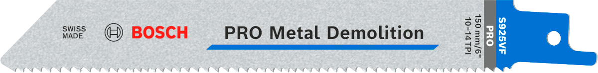 Bosch PRO Metal Demolition S925VF Säbelsägeblatt, 1,25 x 19 x 150 mm, 5-tlg.