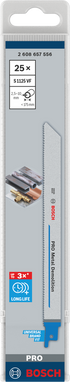 Bosch PRO Metal Demolition S1125VF Säbelsägeblatt, 1,25 x 19 x 225 mm, 2-tlg.