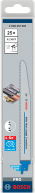 Bosch PRO Thick Metal Demolition S1130CF Säbelsägeblatt, 1,6 x 22 x 225 mm, 100-tlg.