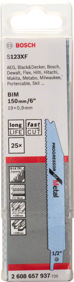 Bosch Säbelsägeblatt S 123 XF