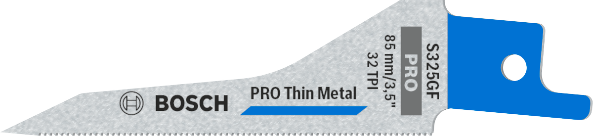Bosch PRO Thin Metal S325GF Säbelsägeblatt, 1,25 x 7 x 85 mm, 5-tlg.