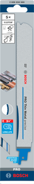 Bosch PRO Thin Metal precise S1137EAF Säbelsägeblatt, 1,1 x 25 x 225 mm, 5-tlg.