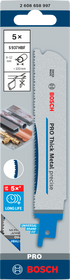 Bosch PRO Thick Metal precise S937HBF Säbelsägeblatt, 1,1 x 25 x 150 mm, 5-tlg.