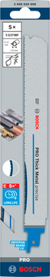 Bosch PRO Thick Metal precise S1137HBF Säbelsägeblatt, 1,1 x 25 x 225 mm, 25-tlg.