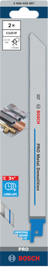 Bosch PRO Metal Demolition S1125VF Säbelsägeblatt, 1,25 x 19 x 225 mm, 2-tlg.
