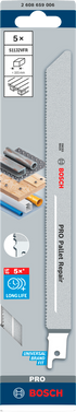 Bosch PRO Pallet Repair S1132VFR Säbelsägeblatt, 0,9 x 19 x 225 mm, 100-tlg.