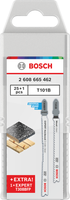 Bosch T101B und EXPERT Hardwood 2-side clean T308BFP StichsägeblätterSet, 26-tlg.