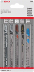 Bosch 5-teiliges Stichsägeblatt-Set Allrounder, T-Schaft