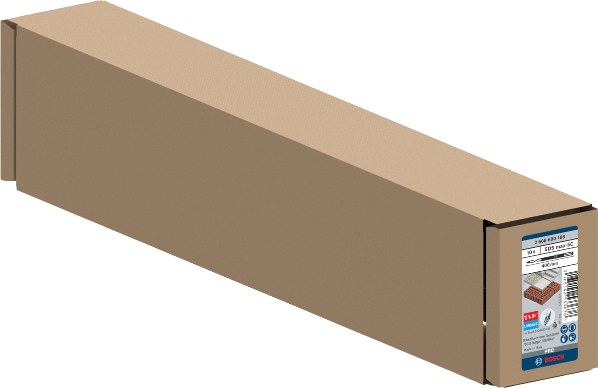 Bosch PRO SDS max-5C Spitzmeißel-Set, 400 mm, 10-tlg.