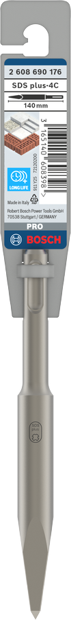 Bosch PRO SDS plus-4C Spitzmeißel, 140 mm