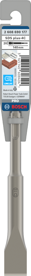 Bosch PRO SDS plus-4C Flachmeißel, 20 x 140 mm