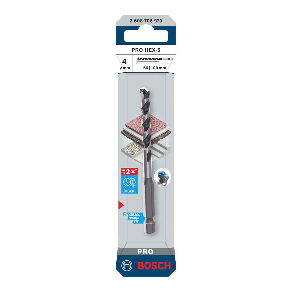Bosch PRO HEX-5 Bohrer