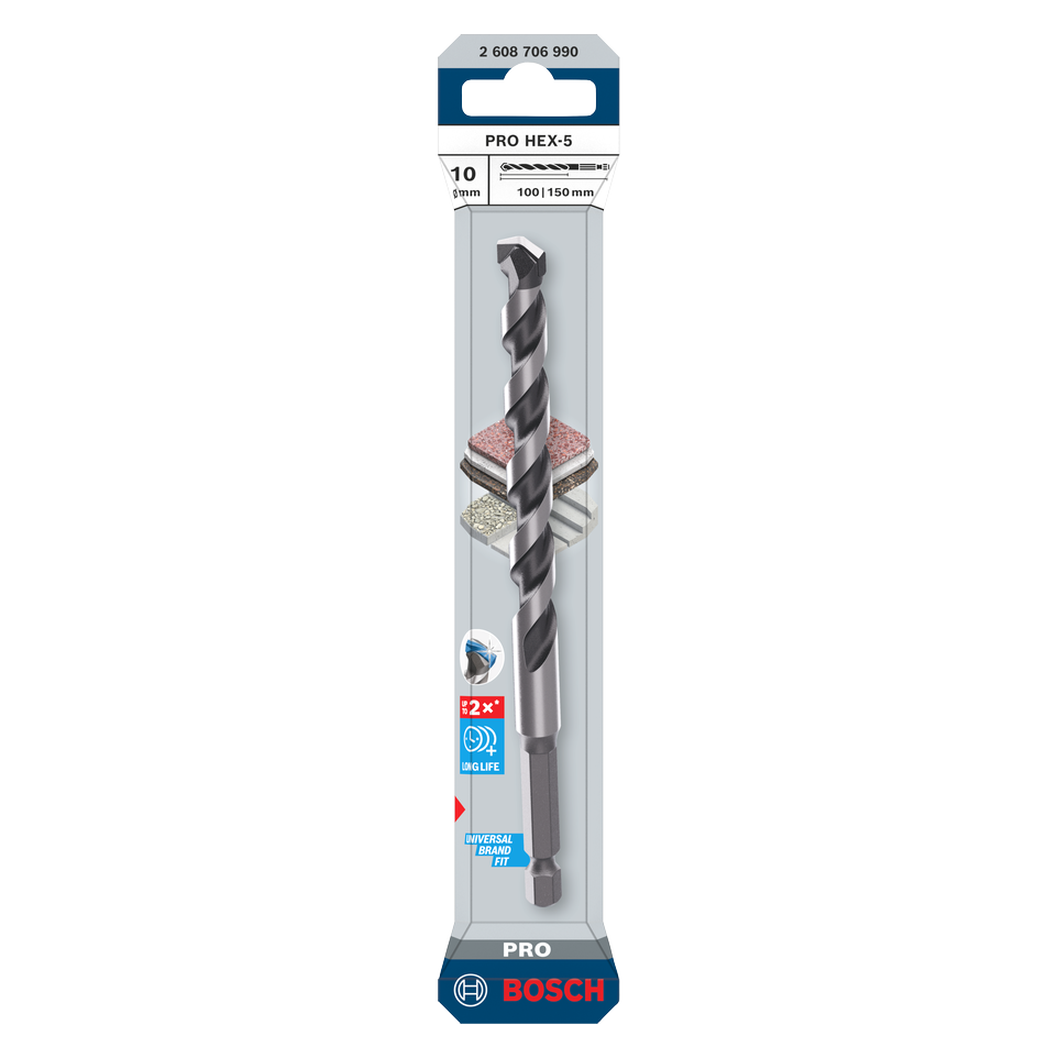 Bosch PRO HEX-5 Bohrer