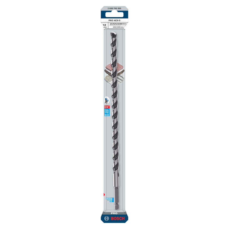 Bosch PRO HEX-5 Bohrer