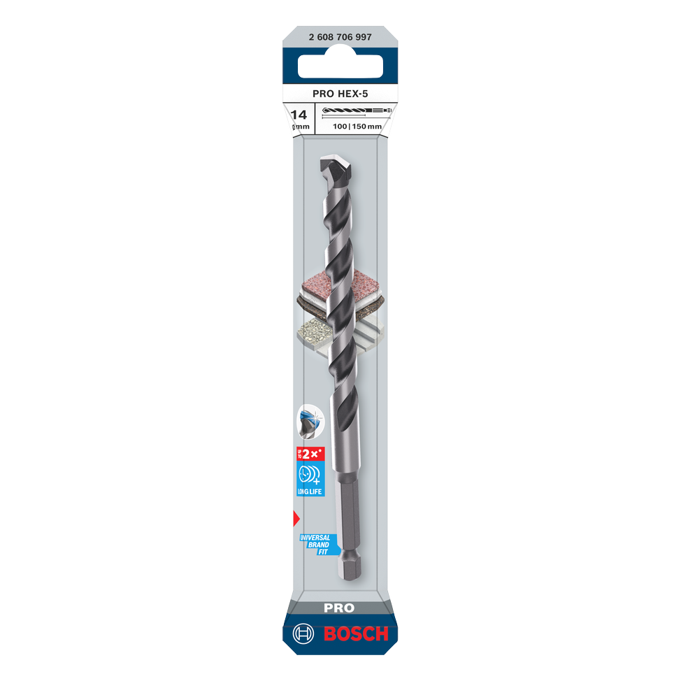 Bosch PRO HEX-5 Bohrer