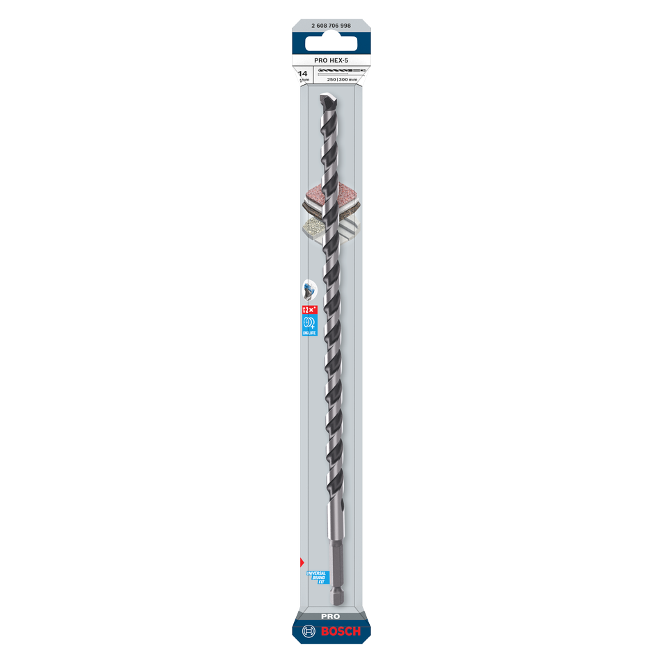 Bosch PRO HEX-5 Bohrer