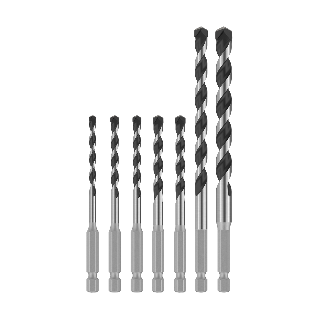 Bosch PRO HEX-5 Bohrer-Set, 4x100, 5x100, 5x100, 6x100, 6x100, 8x150, 10x150 mm, 7-tlg.