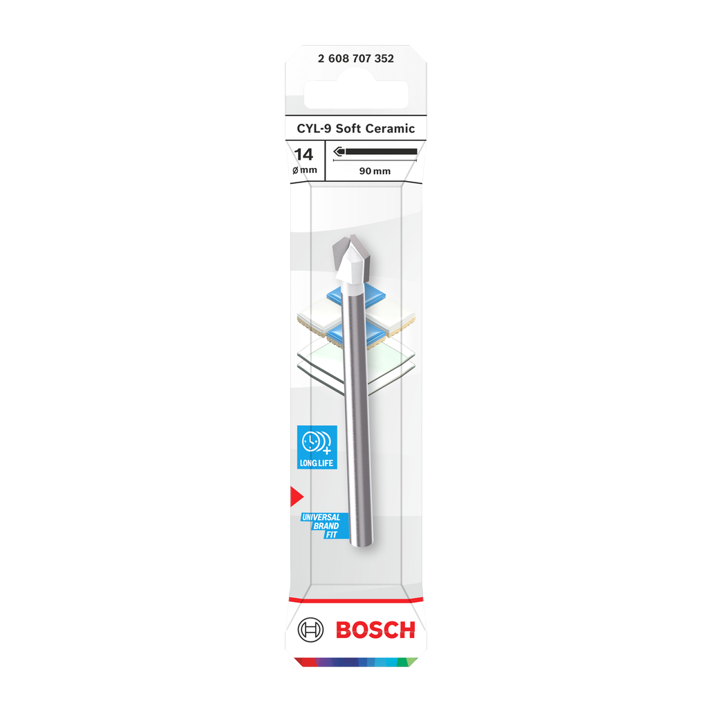 Bosch CYL-9 Soft Ceramic Bohrer, 14 x 90 mm (Copy)