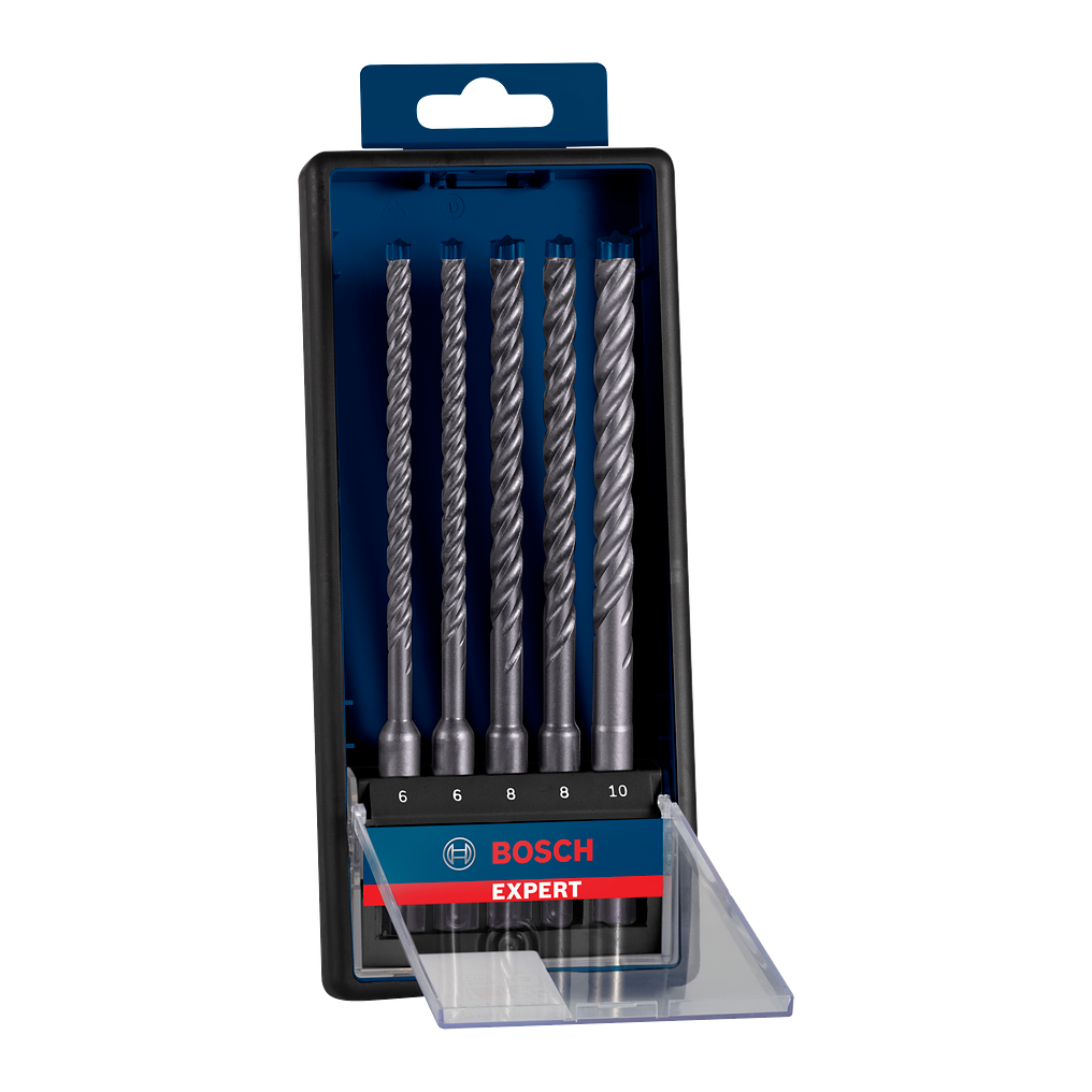 Bosch EXPERT SDS plus-7X Hammerbohrer-Set, 6/6/8/8/10x100x165 mm, 5-tlg.