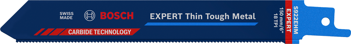Bosch EXPERT S922EHM Thin Tough Metal Säbelsägeblatt