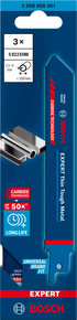 Bosch EXPERT S922EHM Thin Tough Metal Säbelsägeblatt