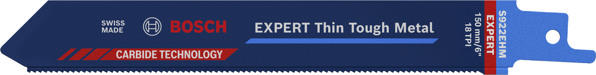 Bosch EXPERT S922EHM Thin Tough Metal Säbelsägeblatt
