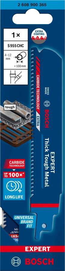 Bosch EXPERT S955CHC Thick Tough Metal Säbelsägeblatt