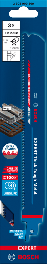 Bosch EXPERT S1155CHC Thick Tough Metal Säbelsägeblatt
