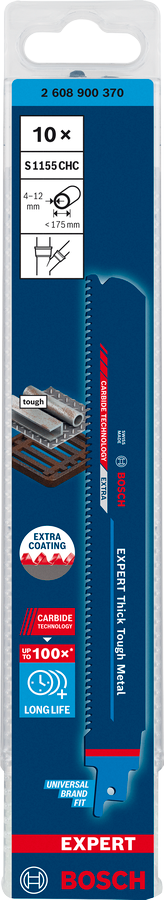 Bosch EXPERT S1155CHC Thick Tough Metal Säbelsägeblatt