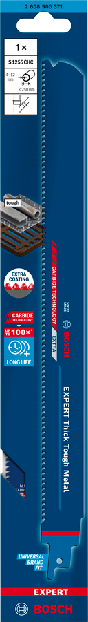 Bosch EXPERT S1255CHC Thick Tough Metal Säbelsägeblatt