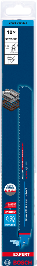 Bosch EXPERT S1255CHC Thick Tough Metal Säbelsägeblatt