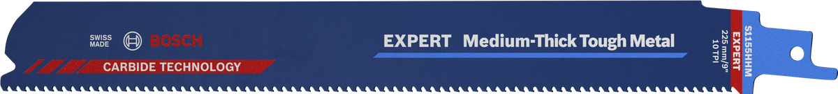 Bosch EXPERT S1155HHM Medium-Thick Tough Metal Säbelsägeblatt