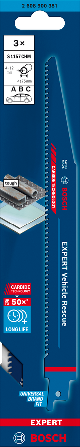 Bosch EXPERT S1157CHM Vehicle Rescue Säbelsägeblatt
