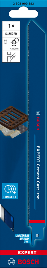 Bosch EXPERT S1750RD Cement Cast Iron Säbelsägeblatt