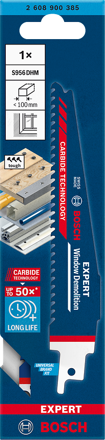 Bosch EXPERT S956DHM Window Demolition Säbelsägeblatt