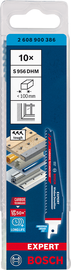 Bosch EXPERT S956DHM Window Demolition Säbelsägeblatt