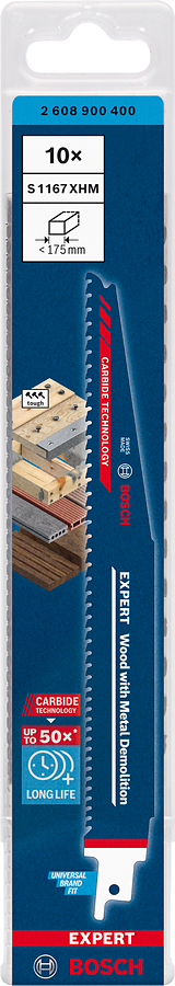 Bosch EXPERT S1167XHM Wood with Metal Demolition Säbelsägeblatt