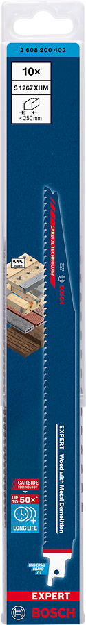 Bosch EXPERT S1267XHM Wood with Metal Demolition Säbelsägeblatt