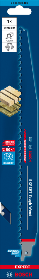 Bosch EXPERT S1242KHM Tough Wood Säbelsägeblatt